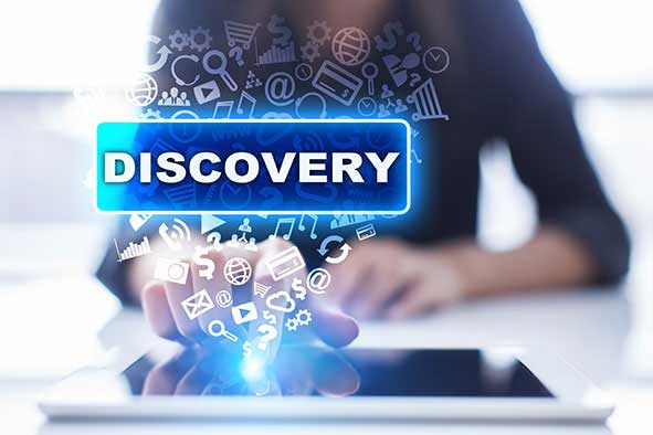 Services & Solutions Feature Electronic Discovery of an iPad.