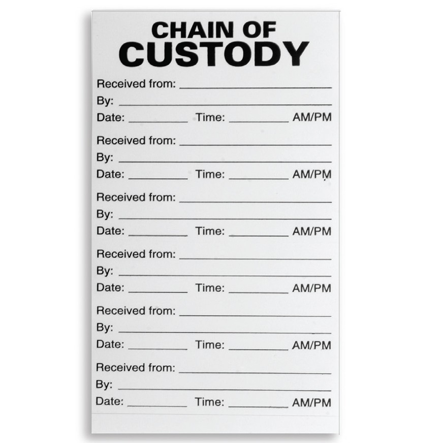 Chain Of Custody CoC The Basics TERIS